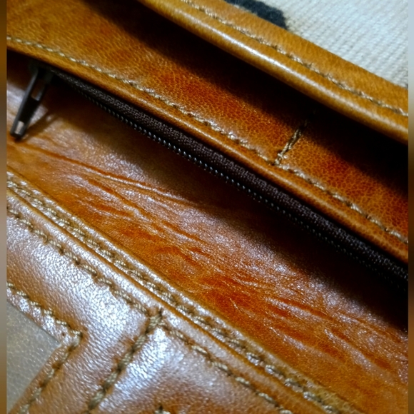 1PC Beautiful African Mudcloth Leather Wallet - Picture 13 of 16